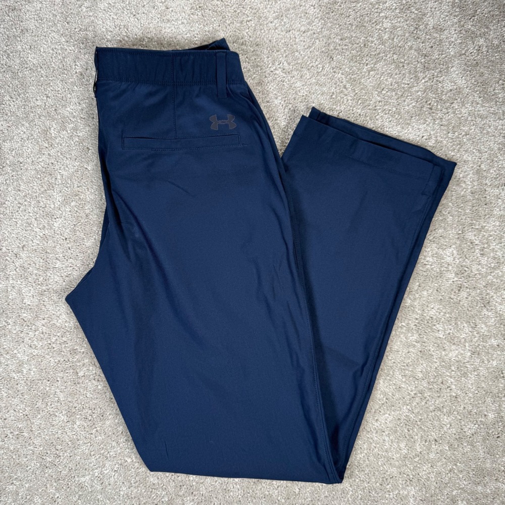 Under Armour Men's 32x32 Performance Golf Pants Navy Blue Straight Leg